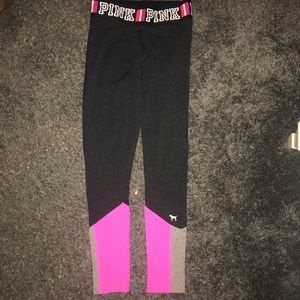 PINK gray leggings